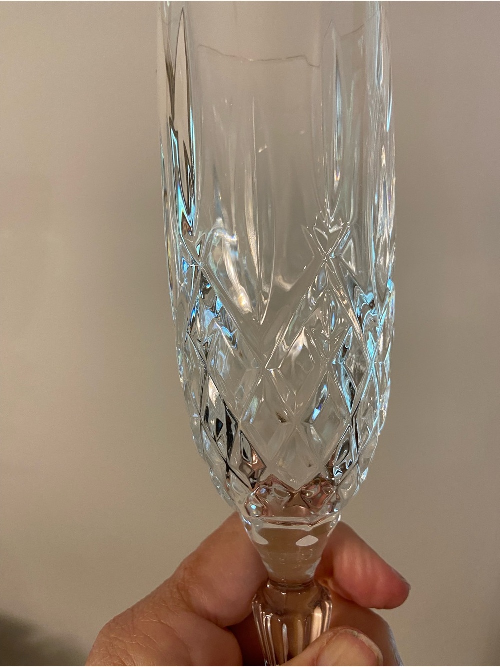Waterford Marquis Crystal Champagne Flute Set of 4 made in Italy - Picture 7 of 7